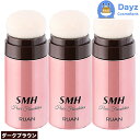 ルアン スーパーミリオンヘアー ファンデーション スティックタイプ 3g ダークブラウン 3点セット | 白髪リタッチ 生え際カバー | SMH ファンデーション | 白髪隠し 薄毛隠し 分け目隠し