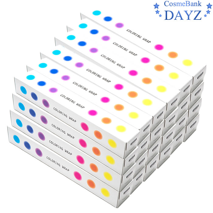 スタッフス カラーリングラップ 白箱 30cm×60m 24点セット|カラー用ラップ ヘアカラー専用ラップ カラーリング用ラップ カラー ラップ|