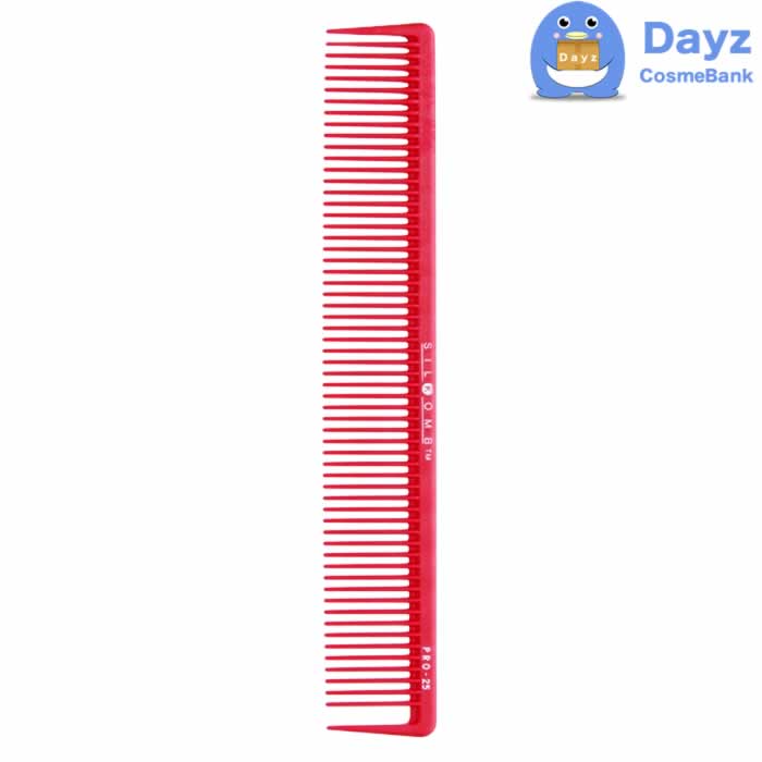 植原セル シリコーム PRO-25 レッド　通常便　コーム 櫛 クシ ブラシ ヘアブラシ ヘアコーム　セル