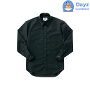 チトセ カラーシャツ Lサイズ ブラック 長袖 LIVIMODE EP5962 ユニホーム ユニフォーム オシャレ シャツ ユニセックス 男女兼用