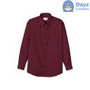 チトセ カラーシャツ LLサイズ ワイン 長袖 LIVIMODE EP5962 ユニホーム ユニフォーム オシャレ シャツ ユニセックス 男女兼用
