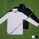 【クーポン利用で30%OFF】ゴルフウェア レディース 韓国 Tシャツ 長袖 トップス ハイネック 裏起毛 アンバルカラー バイカラー ライン エレガント おし...