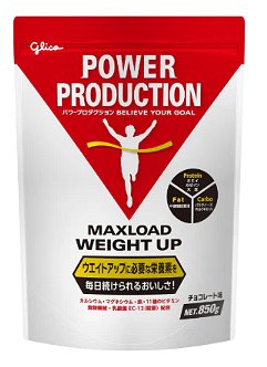 マックスロードウエイトアップは食事で摂りたい栄養素を詰め込んだプロテインです。たんぱく質：脂質：炭水化物＝4：1：5の割合（エネルギー比率）で配合。たんぱく質、糖質には、それぞれ吸収速度の異なる3種のプロテイン（ホエイ、カゼイン、大豆）と、2種の糖質（パラチノース、マルトデキストリン）を配合しました。また、脂質には、エネルギーになりやすい中鎖脂肪酸油を配合しました。乳酸菌EC－12（殺菌）を1食（63g）あたり約1000億個配合しました。乳酸菌EC－12（殺菌）は高密度に濃縮した乳酸菌なので、効率的に摂取することができます。マイルドな甘さとコクのあるチョコレート味です。 内容量：850g 摂取タイミング：運動後、空腹時 お召し上がり方：付属のスプーンで5杯半程度（63g）を目安に水約200～300ccによく溶かして、お召し上がりください。 ※ジュニア期の栄養補給としてご利用する場合、1日当たり付属のスプーン2～3杯半程度（21～42g）を水約150ccによく溶かしてお飲みください。 ＜こんな人におすすめ＞ ウエイトアップしたい人 ガンガンおいしくプロテインを飲みたい人 チームや学校など大人数で飲みたい人　