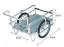 メーカー取り寄せ。受注生産品キャンセル・返品不可品EKA686アルミリヤカーOR-10サイズ長さ120 x幅90 x高さ81cm重量13.5kg沖縄県および離島へは発送できません。