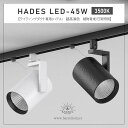 【3年保証】BARREL公式 植物育成ライト LED 【HADES LED 45W-3500K(ハデス)】ライティングダクト用 タイマー付き 超高演色 植物育成用照明太陽 スポットライト ha-125-45w-35