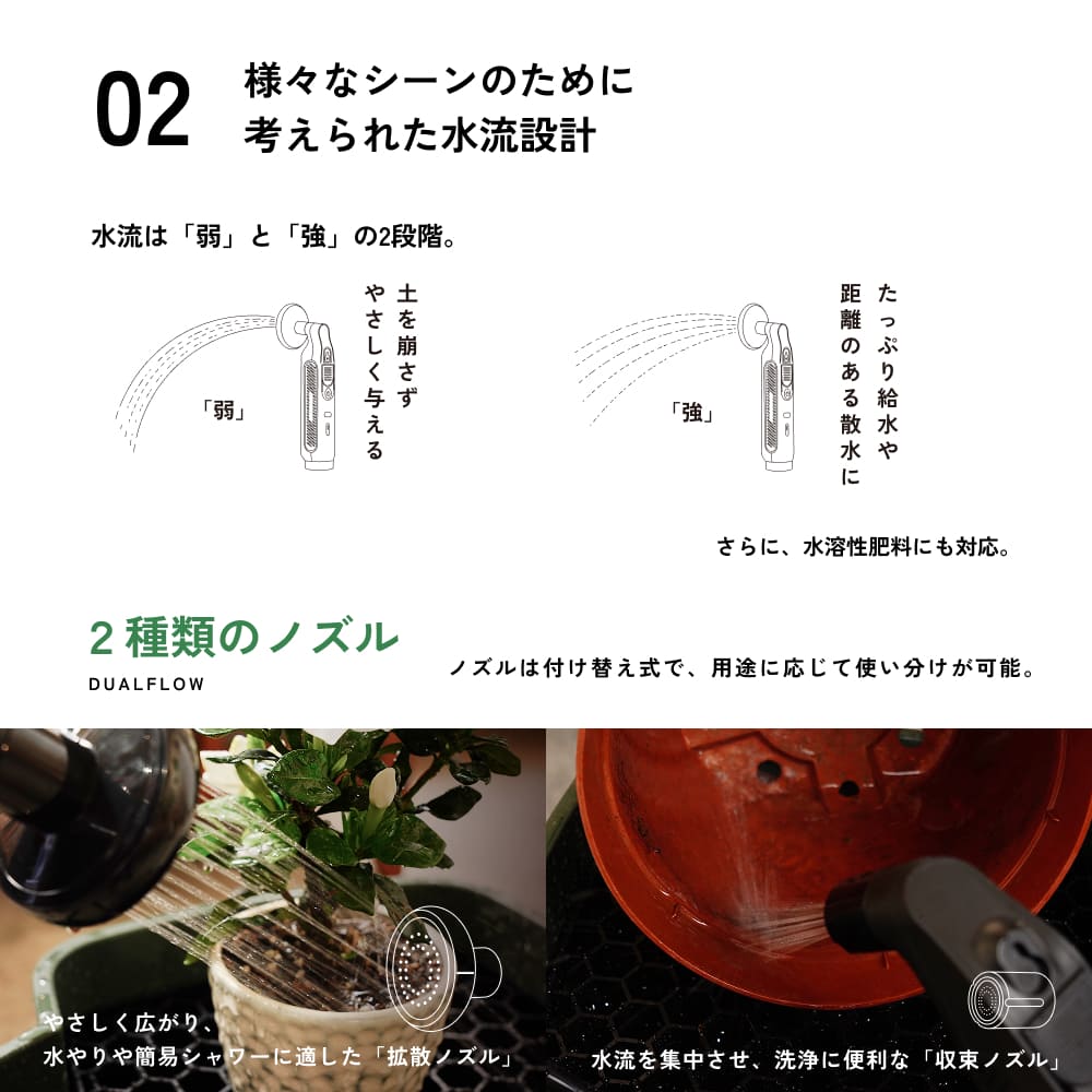DUALFLOW PORTABLE SHOWER　デュアルフローポータブルシャワー 3