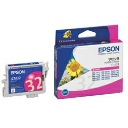 乐天商城 - 【純正品・新品】EPSON　ICM32　インクカートリッジ マゼンタ