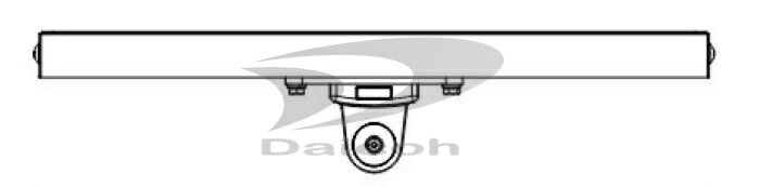 【純正品・新品】FORVICE(日本フォームサービス) FFP-AWL600 モニタークレーンアーム用横型壁面用アルミレール600mm※レバー有り