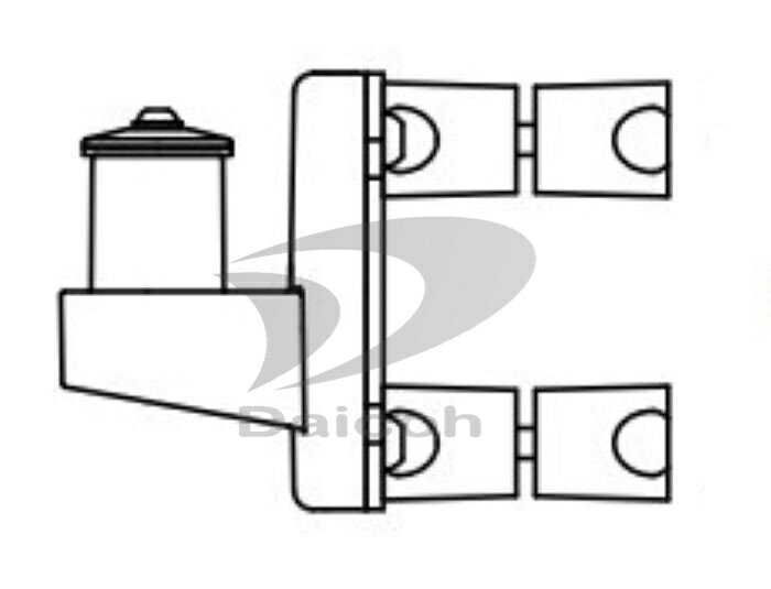 FORVICE(日本フォームサービス) FFP-PB　ディスプレイ用アーム対応ポールクランプ付垂直ベース※レバー無し