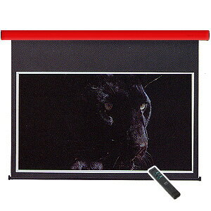 キクチ科学研究所 stylist SE-80HDWA/R 電動巻き上げスクリーン 80型 フルハイビジョンサイズ(16:9) 赤色 Stylist E ※日時指定不可