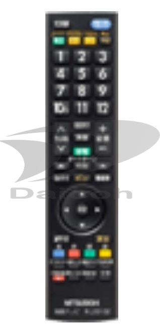 【純正品 新品】三菱 M01290P20102 テレビ【LCD-40ML4 LCD-50MLW4】用リモコン【RL20102】