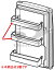 三菱 M20TA0120 冷蔵庫【MR-H26P/MR-H26R/MR-H26S/MR-H26T/MR-H26W/MR-HD26X/MR-HD26Y/ZR-441/ZR-641】用フリーポケット1個※画像矢印部分です