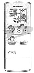 三菱 M212EE426 エアコン【MLZ-W40GS、MLZ-W40PS、MLZ-W50GS、MLZ-W50PS、MLZ-W56GS、MLZ-W56PS】用リモコン【FG01】