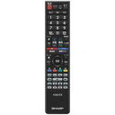 シャープ 0106380480 テレビ【LC-24R30-B LC-32R30-B LC-40R30-B】用リモコン（ブラック系）