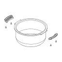 シャープ 2343800353　炊飯器【KS-IC5、KS-JC5、KS-KC5、KS-LC5、KS-MC5】用内釜