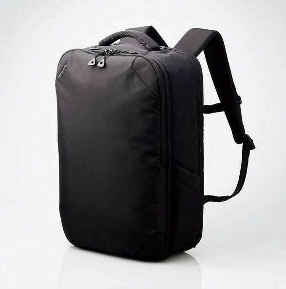 ELECOM BM-BPBGBK バックパック/大容量タイプ/撥水加工/高耐久ファスナー採用/ブラック ※日時指定不可