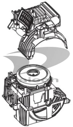 東芝 41464279 掃除機【VC-MG600】用モーターカバー(下) 東芝 41464279 掃除機【VC-MG600】用モーターカバー(下)