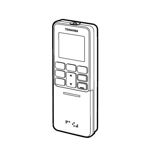 東芝 43066092 エアコン【RAS-F281R】用リモコン【RG101A4/J】