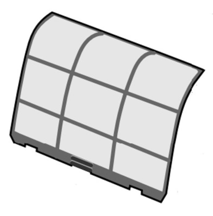 東芝 43080710　エアコン【RAS-255EDB/RAS-255GDB/RAS-285ED/RAS-285EDB/RAS-285GDB/RAS-2855DV/RAS-2865DV/RAS-289D/RAS-289D1/RAS-3655DV/RAS-365ED/RAS-4055DV/RAS-4065DV/RAS-405ED/RAS-409D/RAS-409D1/RAS-5065DV/RAS-506ED】用エアフィルター(1枚)