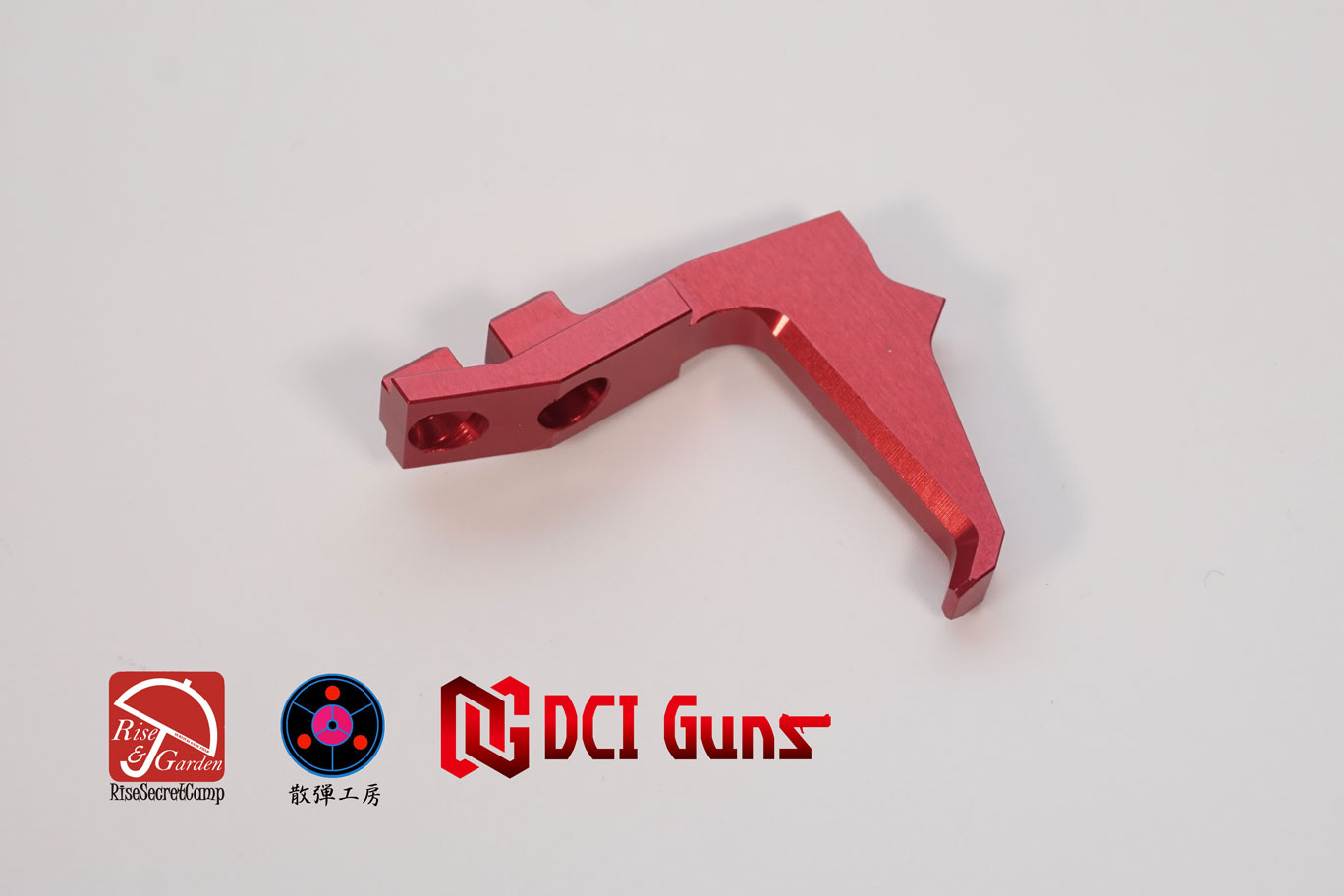 DCI Guns CYMA M870用ストレートトリガーRED 赤 ショットガン サバゲー サバイバルゲーム エアガン カスタム エアコッキング エアコキ