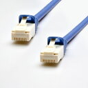 CAT6A対応ツメが折れないLANケーブル1mブルー ●ツメ折れ防止カバー搭載で、コネクターのツメ折れトラブルを防ぎます。 ●快適高速通信10ギガビット対応。 ●ケーブル長:1m。 ●ケーブル色:ブルー。 ●伝送速度:10Gbps。 ●伝送帯域:500MHz。 ●RoHS指令準拠。 ●本製品を用途以外の目的で使用しないでください。 ●水のかかるところでの使用や、濡れた手でのご使用はしないでください。 ●ケーブルを強く引っ張らないでください。