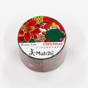 美MONDE リースとポインセチア GR-4068 25mm×5m カミイソ