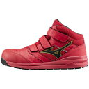 オールマイティ LSII 21 M (ベルト/ミッドカット/ワーキング) F1GA220062290 レッド×ブラック 29.0cm ミズノ MIZUNO ミッ...