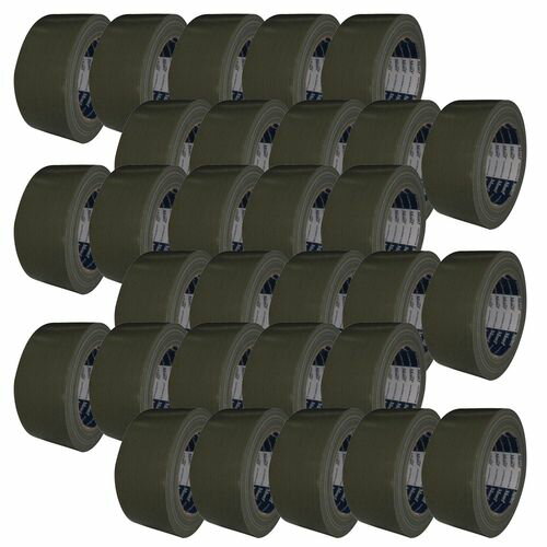 カラー布粘着テープ No.890 30巻入り No.890 オリーブ 厚み0.22mmx幅50mmx ...