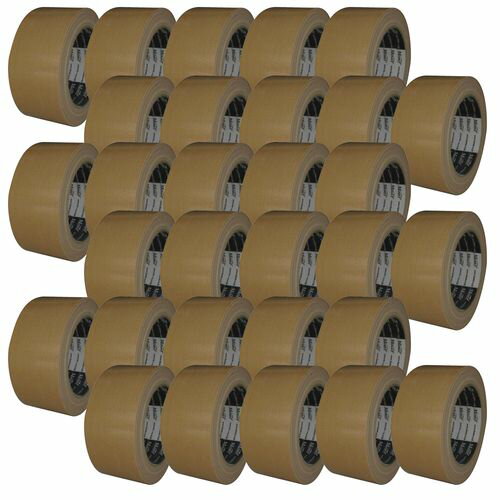 布粘着テープNo.8015 30巻入り No.8015 黄土 厚み0.2mmx幅50mmx長さ25m ...