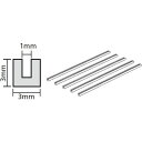 透明プラ材3mmコの字形棒(5本入) 70207 楽しい工作シリーズ(クラフト) No.207 TAMIYA