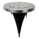 ★10%OFFクーポン 〜16日01:59迄★埋め込み式ソーラーライト電球色 DS−007R3 電球色 DAISHIN