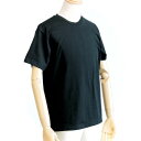襟が強いTシャツ2枚組 ブラック LL DCM