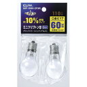 ミニクリプトン球 GKP-H54H-2P(W) ELPA