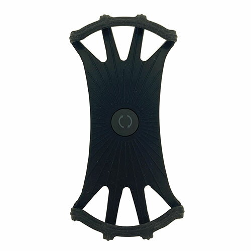 シリコンスマホマウントホルダー 52752 ブラック 回転式 サギサカ