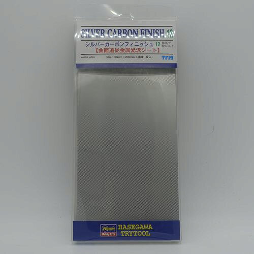 シルバーカーボンフィニッシュ12(粗目) TF19 フィニッシュシリーズ ハセガワ