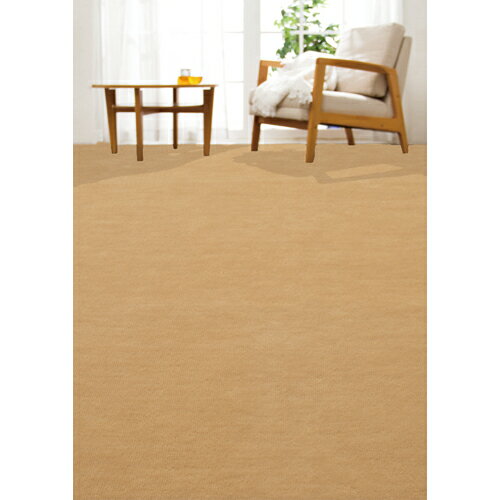 平織りカーペットアレルGプラス 江戸間2畳 ベージュ ベージュ 176x176cm 辻川産業