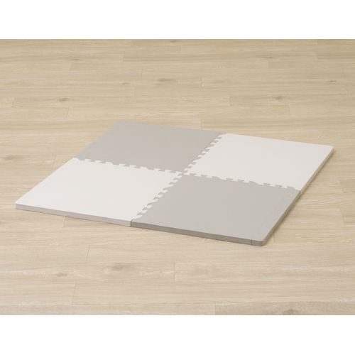 厚さ2倍ジョイントマット 4枚入り グレー 43cm角 DCM