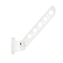 新 ランドリーホルダー 全長550mm ホワイト 清水