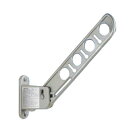 新 ランドリーホルダー 全長450mm ステンカラー 清水