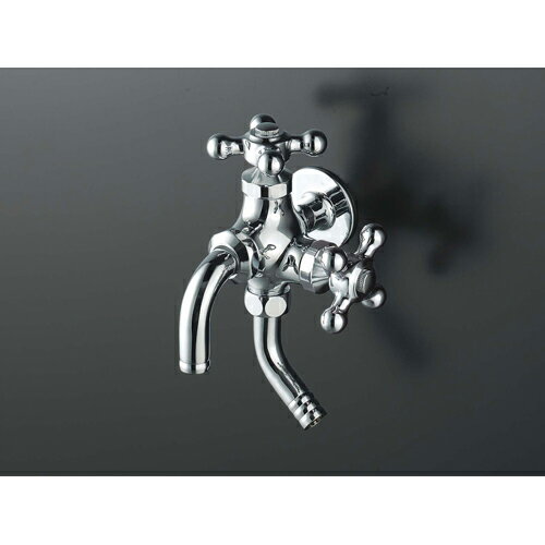 KVK K23CJ 二口横水栓 レトロピアン付 K23CJ KVK