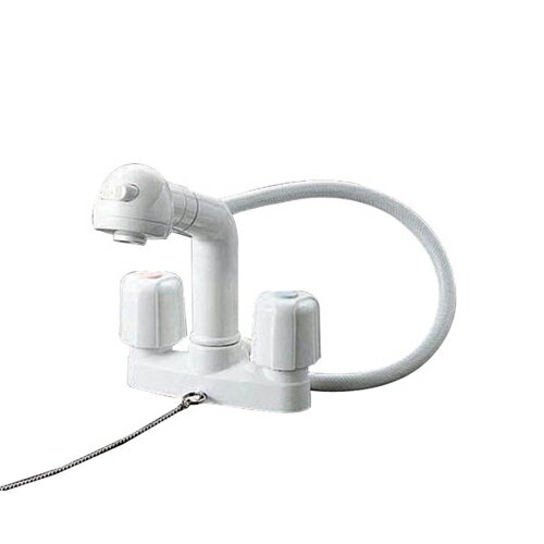 KVK KF64Z 寒 2ハンドル洗髪シャワー 栓付 KF64Z KVK