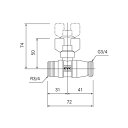 KVK K140-20 逆止弁ボールバルブ20雄雄 K140-20 KVK