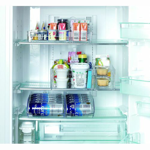 冷蔵室トレー 350ml缶用 収納 LD-217 クリアブルー ベストコ [3]