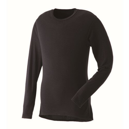 ComHeatインナ- 丸首 長袖 LL ブラック LL DCM
