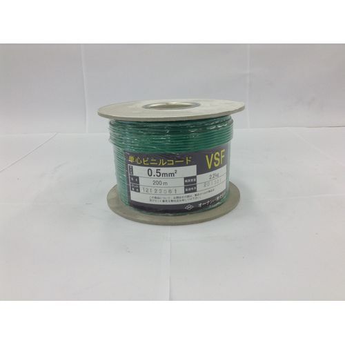 ���ڤ�����ñ���ӥ˥륳���� VSF0.5S-GR 1m������ �����ʥ��