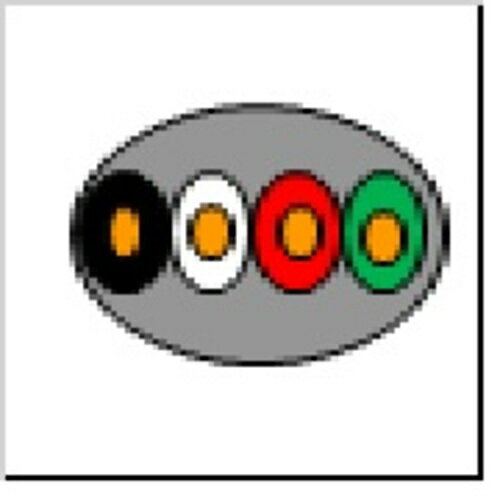 ���ڤ��������ӥ˥�ʿ�������֥� VVF4X2SR 1m������ �����ʥ��