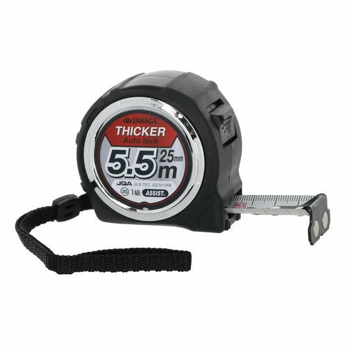 極厚コンパクトオートロックコンベックス 25mm×5.5m TAKAGI