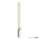 車止め スチール製 焼付塗装 脱着式 鋳鉄製蓋 φ76.3x850 両フック EC0785RC-HD 白 (1048241934) 白 脱着式 鋳鉄製蓋 φ76.3x850 両フック Eシリーズ EC-HD