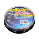 BD-R DL 1回録画用 6倍速 50GB 10枚 スピンドルケース HDBD-RDL6X10SP HIDISC