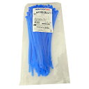 リピートタイ屋内用 100本 RF250-BLU 青 結束径:2.5〜72mm ヘラマンタイトン